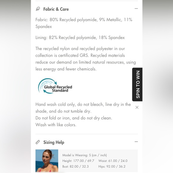 Gorgeous two piece bikini with sexy cut out top Red - Picture 10 of 16